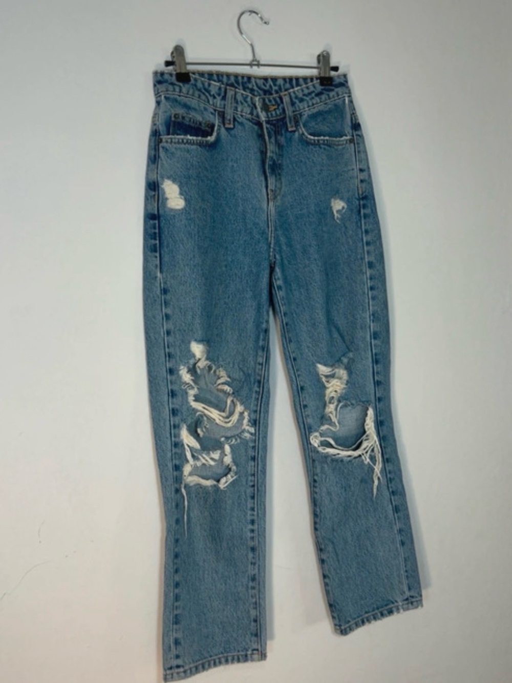 Carmar Blue Distressed Women's Jeans Size 23